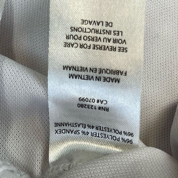 Travis Mathew Men's Striped Short Sleeve Golf Polo Shirt Gray White Size Small - Picture 14 of 16